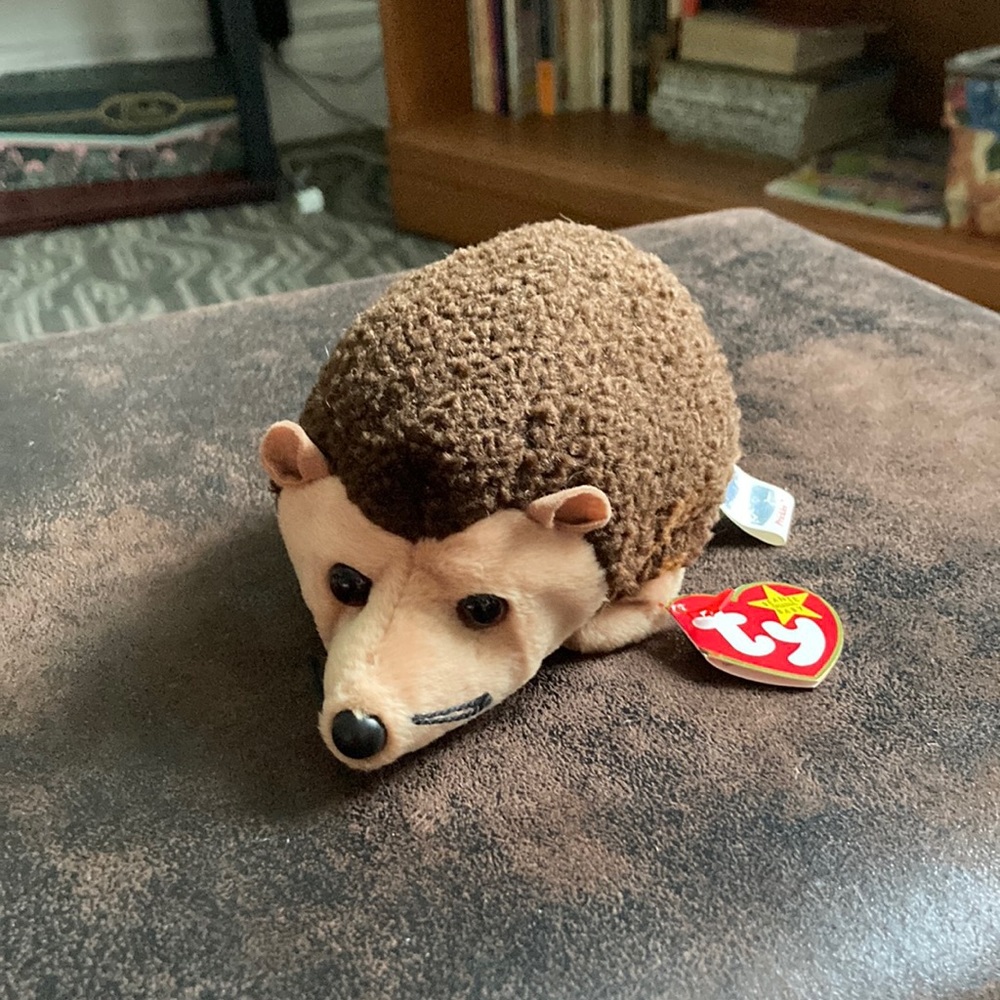 Ty beanie baby prickles the porcupine vintage, 1999